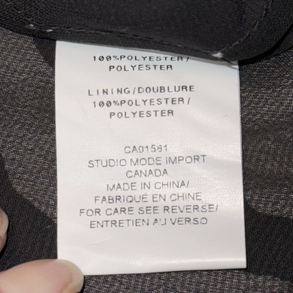 Robert Kitchen Canada Medium Polyester Double Layer Blouse - Picture 11 of 12